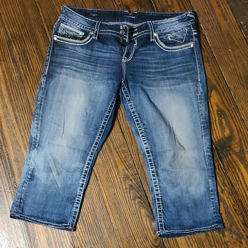 Vigoss Chelsea denim capri